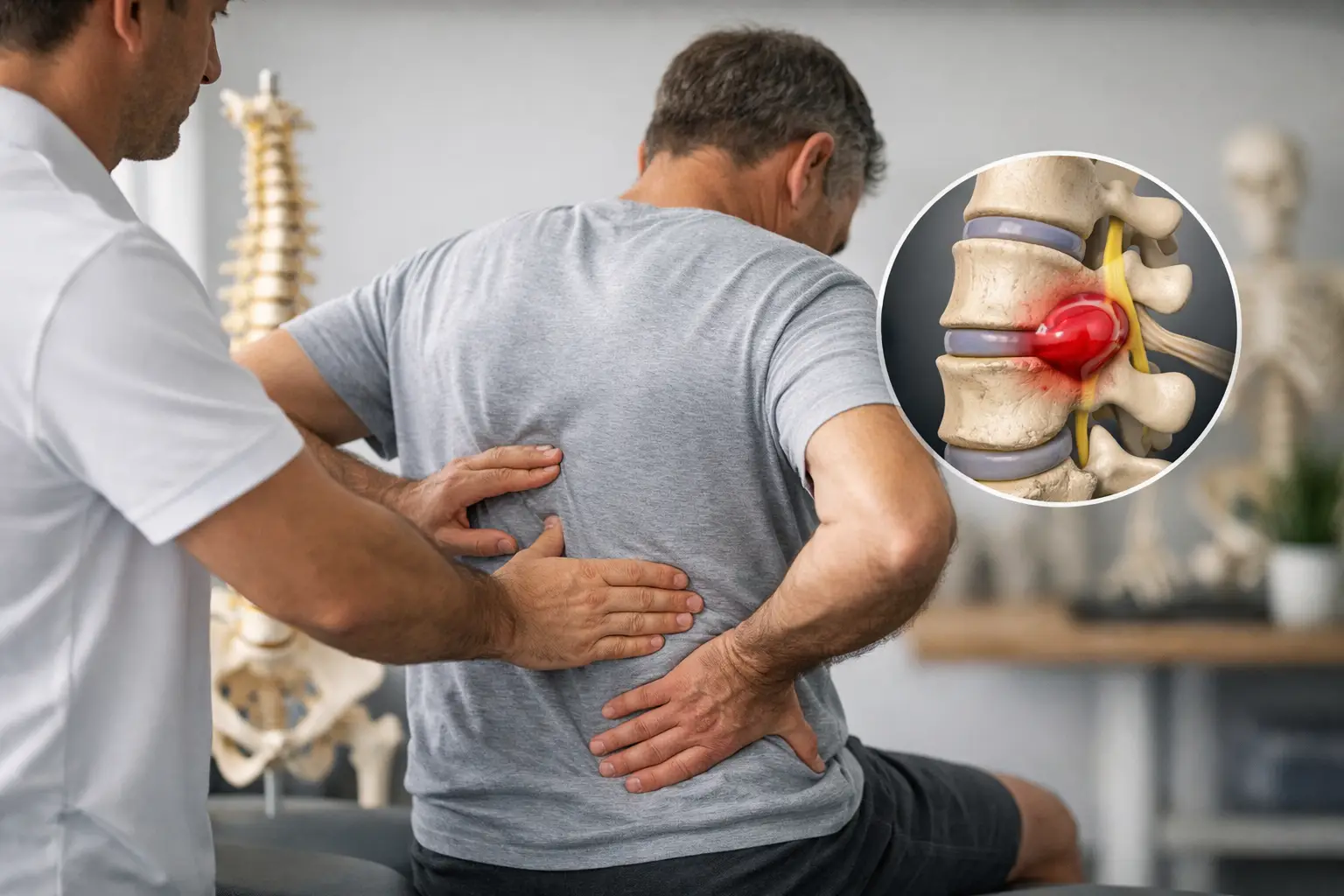 Hernias de disco: tratamiento quiropráctico