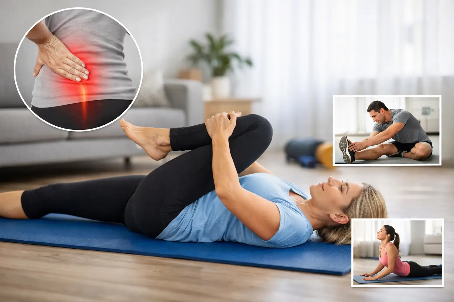 7 ejercicios para ciática leve y cómo hacerlos
