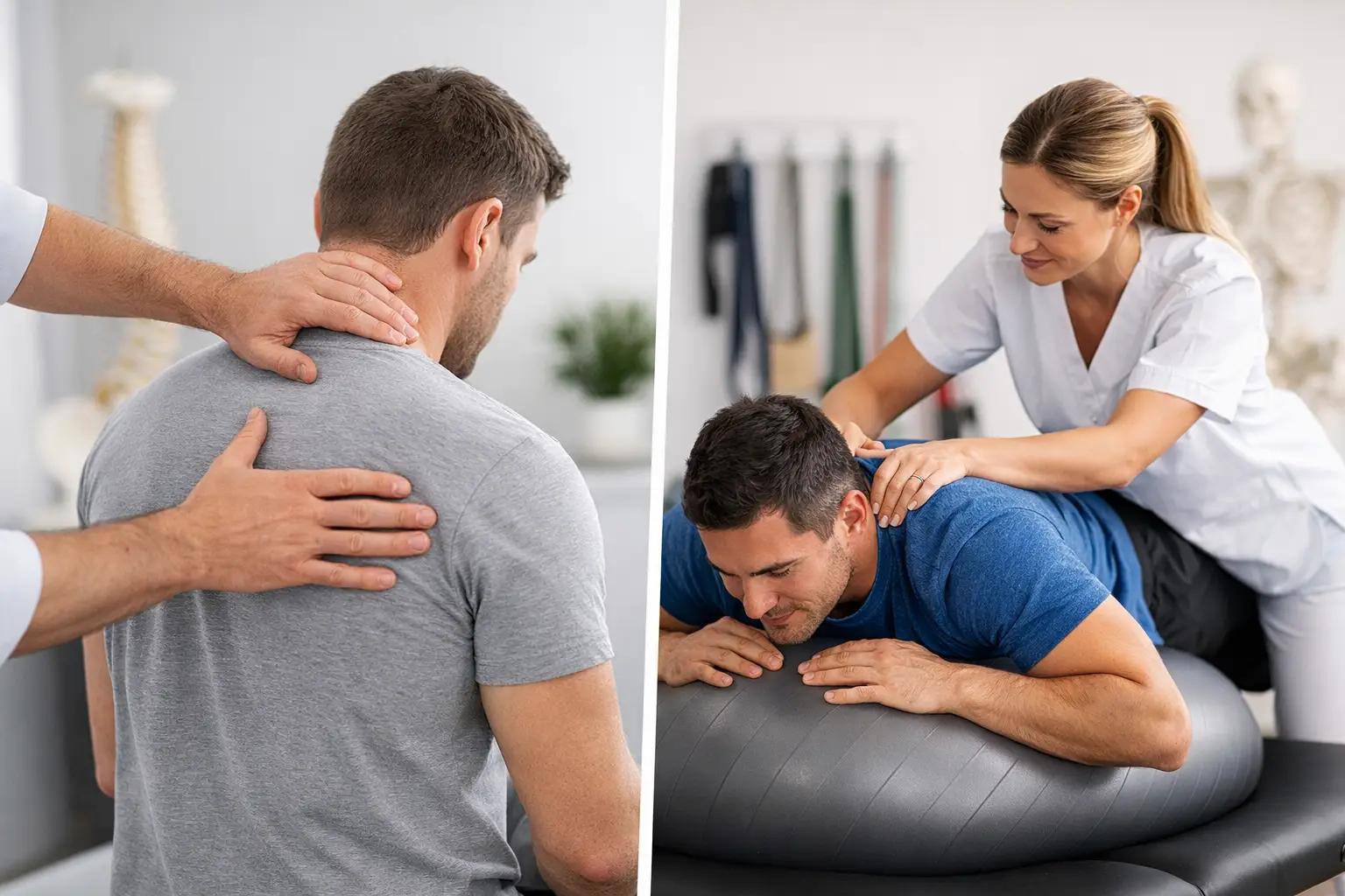 Quiropráctica vs fisioterapia para la espalda