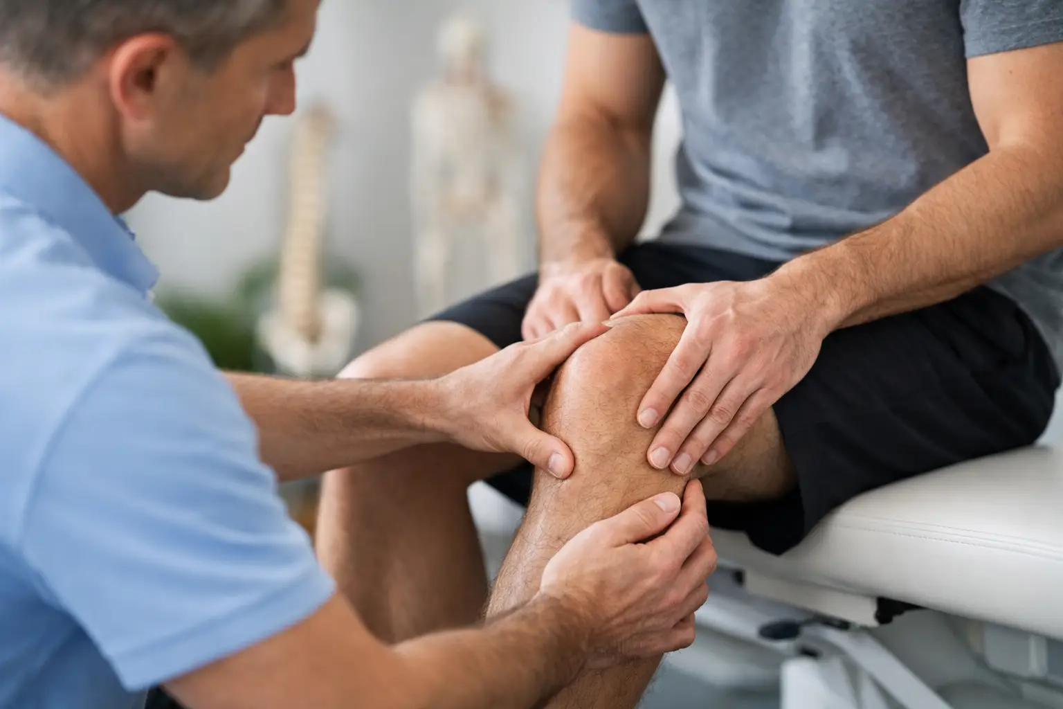 Quiropráctico para dolor de rodilla: cuándo ayuda