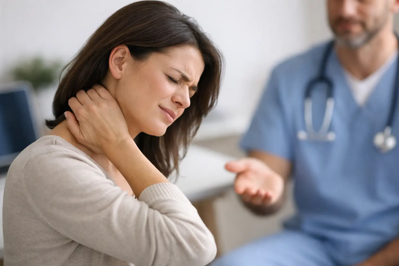 Dolor de cuello constante y cuándo pedir ayuda