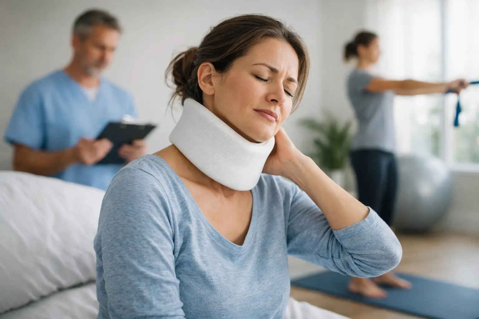 Esguince cervical y recuperación diaria segura