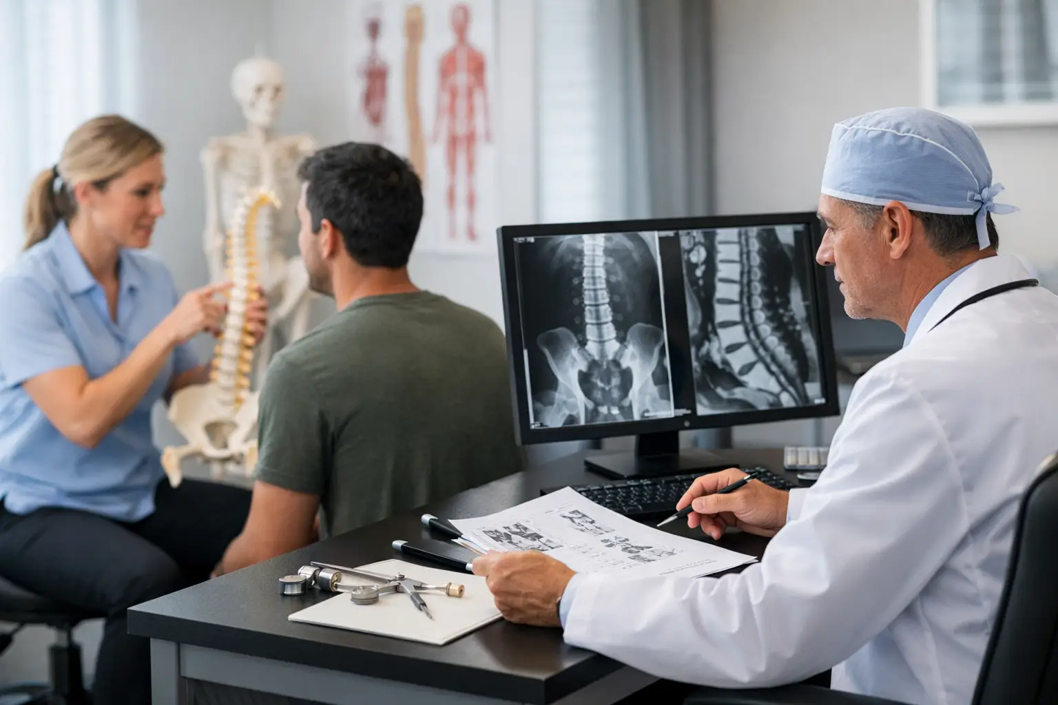 Quiropráctica frente a cirugía lumbar, ¿qué elegir?