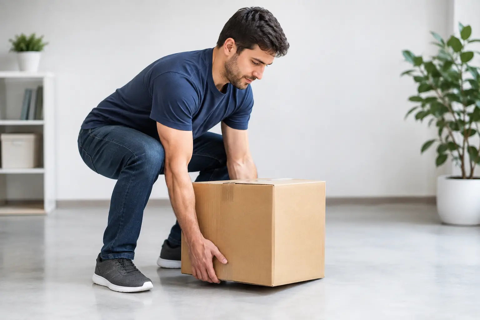 Cómo levantar objetos sin lesionarse con seguridad