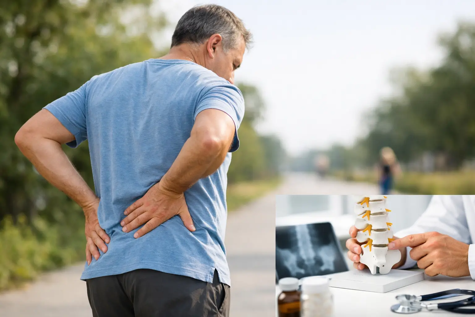 Dolor lumbar al caminar: causas y tratamiento