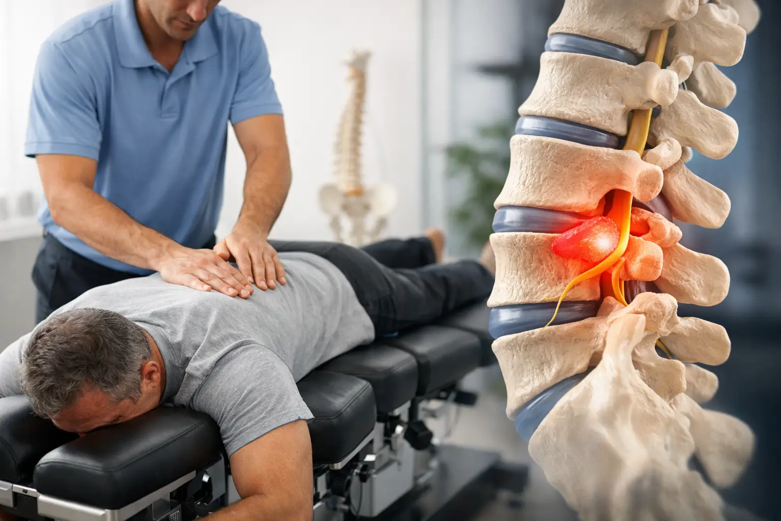 Técnica Cox para hernia de disco: cómo ayuda