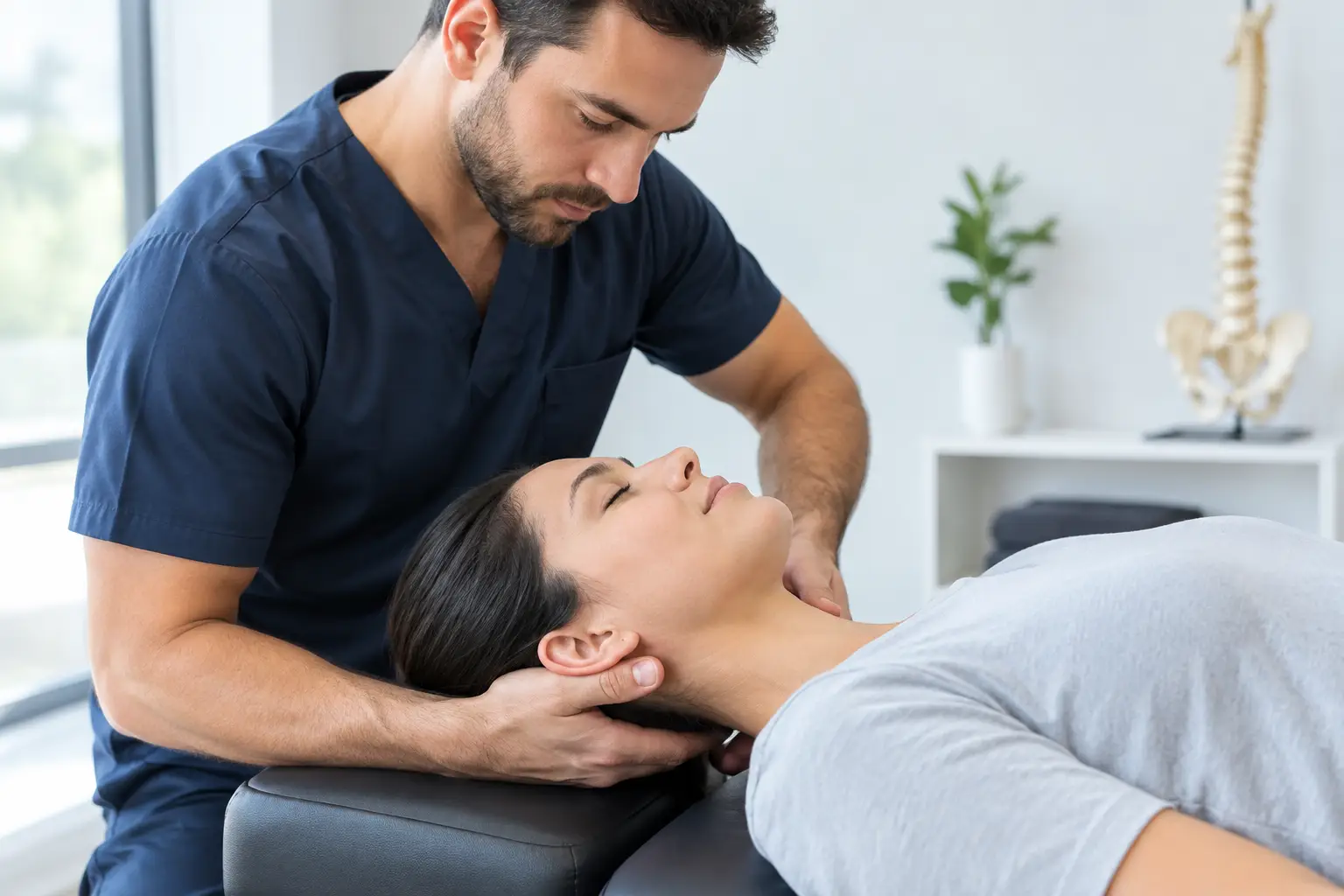 Beneficios del ajuste quiropráctico cervical